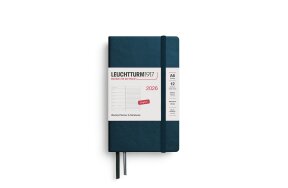 LEUCHTTURM WEEKLY PLANNER 2026 & NB A6 HC 12 MONTHS DEEP SEA 372669